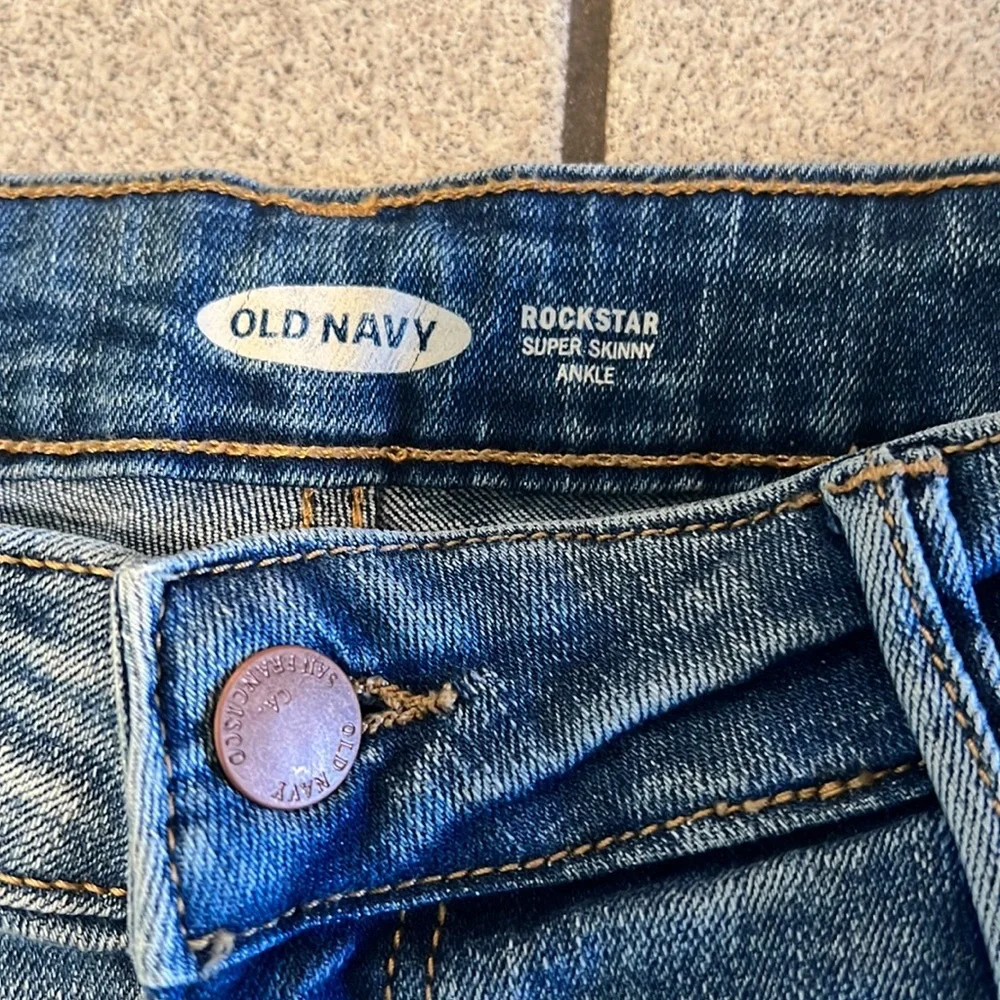 OLD NAVY / rockstar super skinny ankle / size 12 - Picture 2 of 7